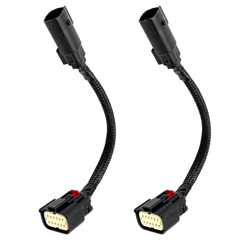 جديد ترقية 2 قطعة هالوجين إلى LED الضوء الخلفي محول تحويل الأسلاك تسخير يناسب Ram 2500 3500 2019-2024 5th Gen الذيل مصباح ترقية جانب السائق والركاب in Kuwait