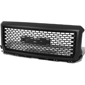 Auto Dynasty Compatible with GMC Sierra 1500 Glossy Chrome Square Mesh Style Front Upper Bumper Grille in Saudi Arabia