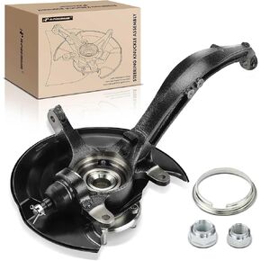 A-Premium Front Left Steering Knuckle & Wheel Bearing Hub Assembly Compatible with Honda Accord 2003-2007, L4 2.4L Engine Only, Manual Transmission Only, Driver Side in Kuwait