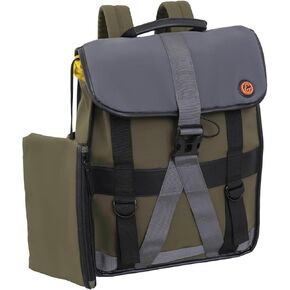 Joan & David Collection Puffer Backpack 18" – Quilted Puffer Wave Laptop Backpack - Fits up to 15" Laptop - Lightweight Workbook - Travel Daypack - TSA-Approved -Olive in Saudi Arabia