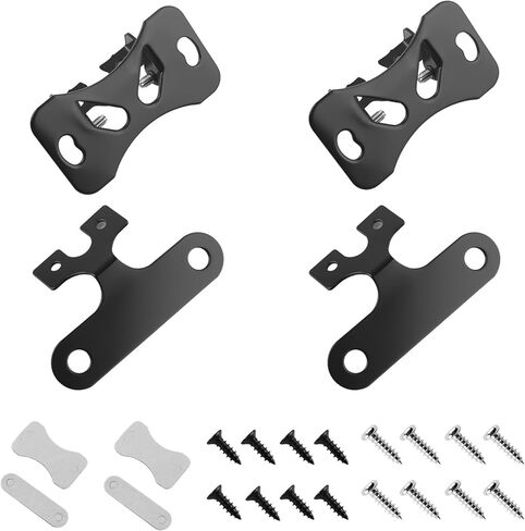 4 Sets Car Backup Camera Mount Kit with Screws,90° Adjustable Rear Camera Mount for 13mm Screw Mounting Holes,2 Types Rear Dash Cam Mounts Fit for Reverse Cameras/Rearview Cameras in Kuwait