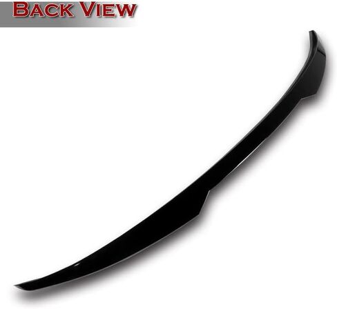 EPARTS ABS بلاستيك على شكل حرف V خلفي سبويلر غطاء صندوق السيارة سبويلر ممتد متوافق مع 2011 2012 2013 2014 2015 2016 Hyundai Elantra Sedan (أسود برايمر) in Kuwait