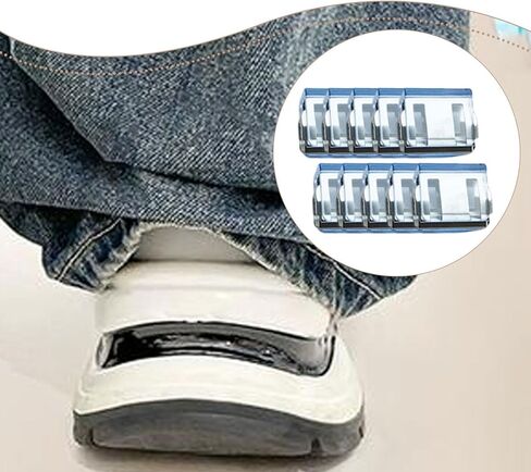 Colaxi 10Pcs Trouser Leg Fixing Clips Trouser Leg Shortening Clip, Easy to Install, Multipurpose Accessories Pants Hem Fixer in Saudi Arabia