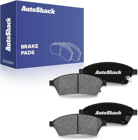AutoShack Front Ceramic Brake Pad Set Replacement for 2010-2016 Cadillac SRX 2011 Saab 9-4X 4-PC in Saudi Arabia