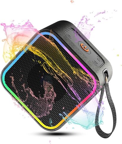 Bluetooth Speaker, Portable Speaker Leather Bluetooth 5.3 with Crystal Clear Sound in Saudi Arabia