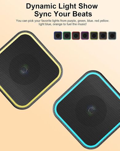 Bluetooth Speaker, Portable Speaker Leather Bluetooth 5.3 with Crystal Clear Sound in Saudi Arabia