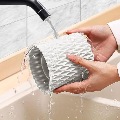 White Pen Holder for Desk 360 Degree Rotating Pencil Holder Large Capacity Makeup Brush Holdar Multifunctional Pen Organizer for Home Office School Organization Storage Box in Saudi Arabia