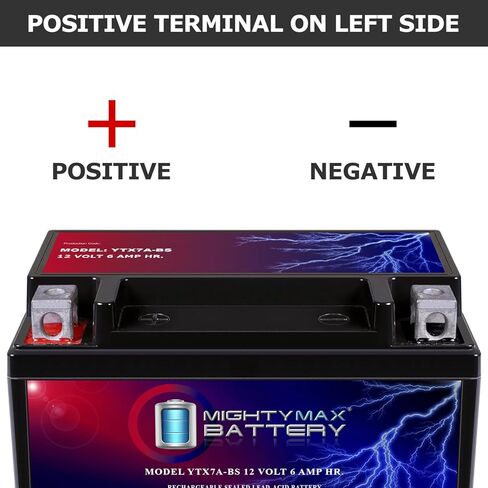 Mighty Max Battery YTX7A-BS Battery Replacement for XTAX7A-BS, X7A-BS Powersport in Saudi Arabia