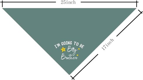 I'm Going to Be a Big Brother Dog Bandana, Baby Blue Dog Bandana, Dog Bandana Pregnancy Announcement, Gender Reveal Dog Bandana, Baby Announcement Dog Bandana, Big Brother Dog Shirt (F15) in Saudi Arabia