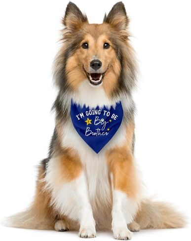 I'm Going to Be a Big Brother Dog Bandana, Baby Blue Dog Bandana, Dog Bandana Pregnancy Announcement, Gender Reveal Dog Bandana, Baby Announcement Dog Bandana, Big Brother Dog Shirt (F15) in Saudi Arabia