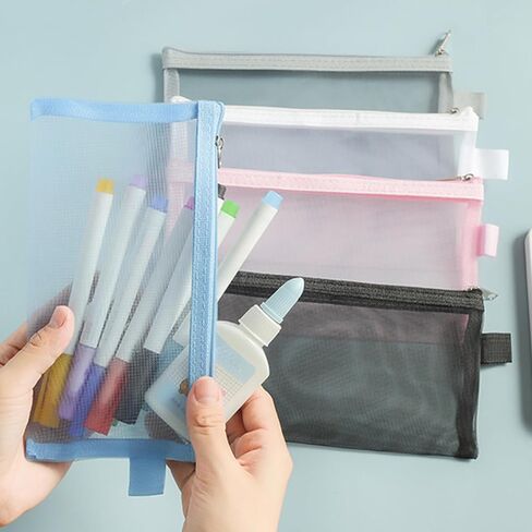 5pcs Pencil Case Pencil Pouch Stationery Storage Organizer Stationery Supplies For Home Office in Saudi Arabia