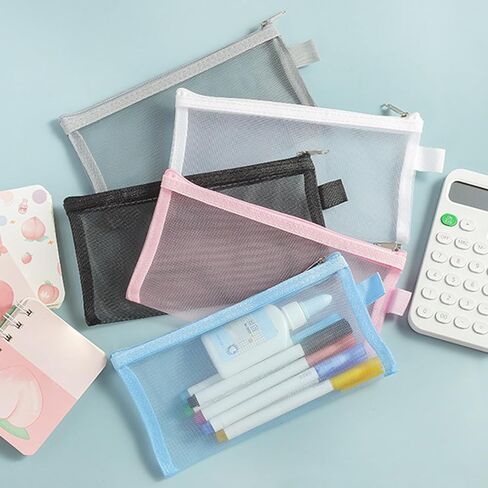 5pcs Pencil Case Pencil Pouch Stationery Storage Organizer Stationery Supplies For Home Office in Saudi Arabia
