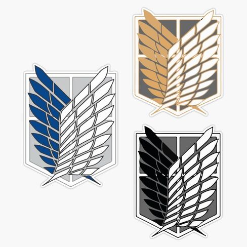 ملصق AOT STICKER Pack AOT Logo Pack نافذة ملصق ممتص للصدمات مقاس 5 بوصات in Saudi Arabia