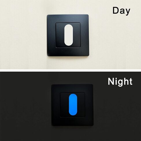 TOMALL 20pcs Glow in The Dark Tape Stickers Switch Button Night Safety Luminous Decals Accessories for Car Bike Motorcycle Safety Exit Sign Stairs Walls Decoration Stickers (Blue) in Saudi Arabia