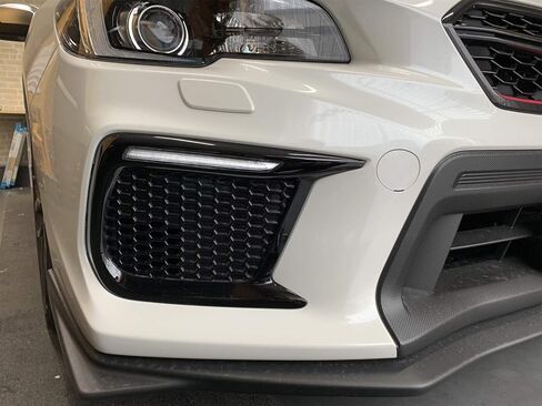 iJDMTOY White/Amber Dynamic Sequential Flash Switchback LED Daytime Running Lights Non-Fog Version Bezels Compatible with 2018-2021 Subaru WRX/WRX STI in Saudi Arabia