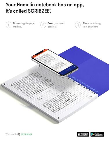 Hamelin 3 Subject 8.5x11 College Ruled Spiral Bound Notebook ICE White 3-PACK in Saudi Arabia