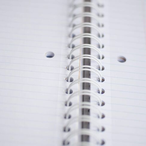 Hamelin 3 Subject 8.5x11 College Ruled Spiral Bound Notebook ICE White 3-PACK in Saudi Arabia