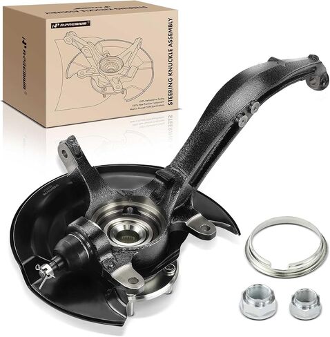 A-Premium Front Left Steering Knuckle & Wheel Bearing Hub Assembly Compatible with Honda Accord 2003-2007, L4 2.4L Engine Only, Manual Transmission Only, Driver Side in Saudi Arabia