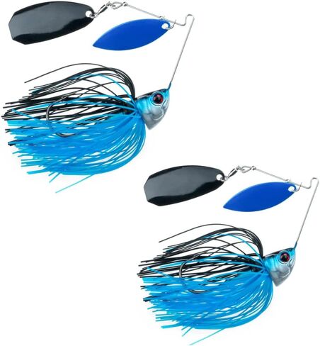 Speed Freak Full Frame Largemouth Spinnerbait with Kilter Blade | 1/4 oz., Chartreuse Black, 2-Pack (PN: 53105-2PK) in Saudi Arabia