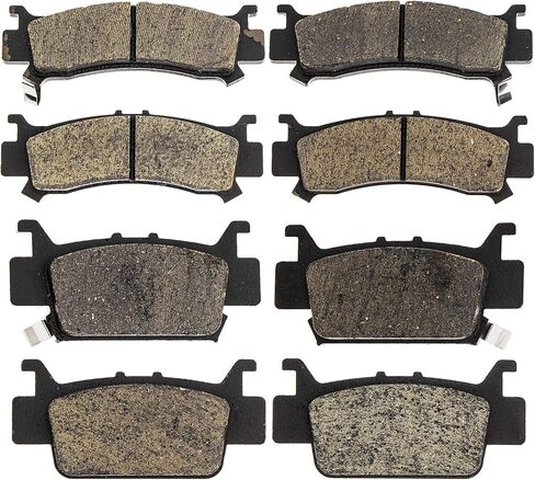 NICHE Brake Pad Kit for Honda Pioneer 1000 1000-5 06451-HL4-A01 06452-HL4-A01 Front Rear Organic in Saudi Arabia