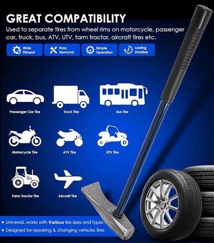 Yoursme الإطارات حبة الكسارة إسفين استبدال لKen-Tool 35429 حبة Brkg Wg، 32 بوصة، STL، مطرقة الإطارات المنقار البطة لإزالة الإطارات على سيارة ركاب شاحنة حافلة ATV UTV جرار زراعي in Saudi Arabia
