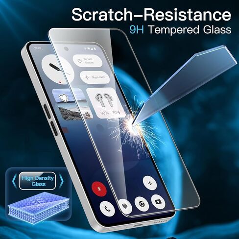 JETech Screen Protector for Nothing Phone 2 6.7-Inch, 9H Tempered Glass Film, Anti-Scratch, HD Clear, 3-Pack in Saudi Arabia