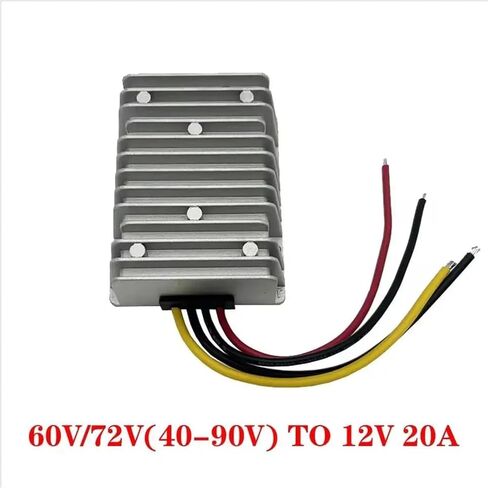 48 فولت (30-60 فولت) to12V 40A تيار مستمر تيار مستمر محول تنحى الجهد المنظم محول مصدر طاقة السيارة in Saudi Arabia