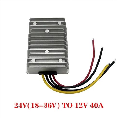 24 فولت (18-36 فولت) to12V 10A تيار مستمر تيار مستمر محول تنحى الجهد المنظم محول مصدر طاقة السيارة in Saudi Arabia