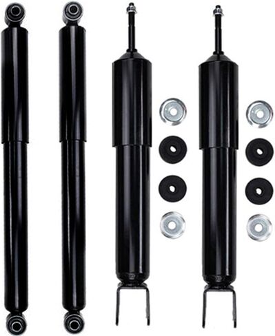 4WD Front Rear Shocks Strut fit for Chevrolet GMC Silverado 1500 Sierra 1500 (Classic) 1999 2000 2001 2002 2003 2004 2005 2006 2007, Exc. Electronic & Quadrasteer & Z71 Off Road Package in Saudi Arabia