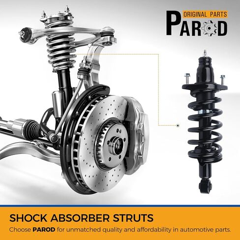 PAROD 172497L 172497R 2 قطعة دعامات امتصاص الصدمات الكاملة مع مجموعة زنبركية ملفوفة مناسبة لـ 2007 2008 2009 2010 2011 Honda CR-V الخلفية اليسرى واليمنى in Saudi Arabia