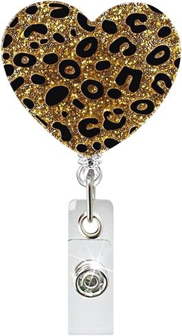 Christmas Badge Reel Acrylic Retractable Snowflake Badge Clip with 360° Rotating ID Card Holder Christmas Snowflake Badge Reel Designs Glitter Holiday ID Badge Holder for Nurses Doctors Teachers 1pack in Saudi Arabia
