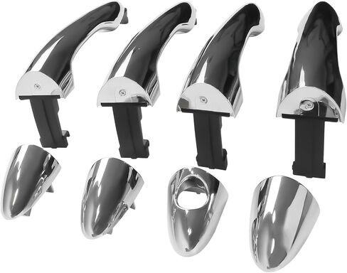 COOL STAR 4Pcs Chrome Front and Rear Driver Passenger Side Exterior Door Handle Compatible with Kia Sportage 2011-2016 Replaces 82661-3W000 826613W000 in Saudi Arabia