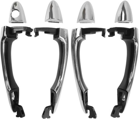 COOL STAR 4Pcs Chrome Front and Rear Driver Passenger Side Exterior Door Handle Compatible with Kia Sportage 2011-2016 Replaces 82661-3W000 826613W000 in Saudi Arabia