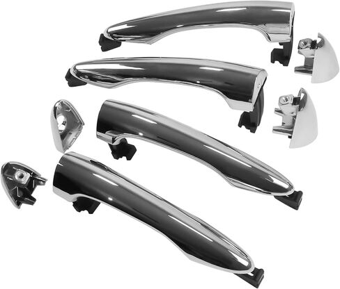 COOL STAR 4Pcs Chrome Front and Rear Driver Passenger Side Exterior Door Handle Compatible with Kia Sportage 2011-2016 Replaces 82661-3W000 826613W000 in Saudi Arabia