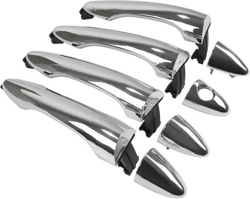 COOL STAR 4Pcs Chrome Front and Rear Driver Passenger Side Exterior Door Handle Compatible with Kia Sportage 2011-2016 Replaces 82661-3W000 826613W000 in Saudi Arabia