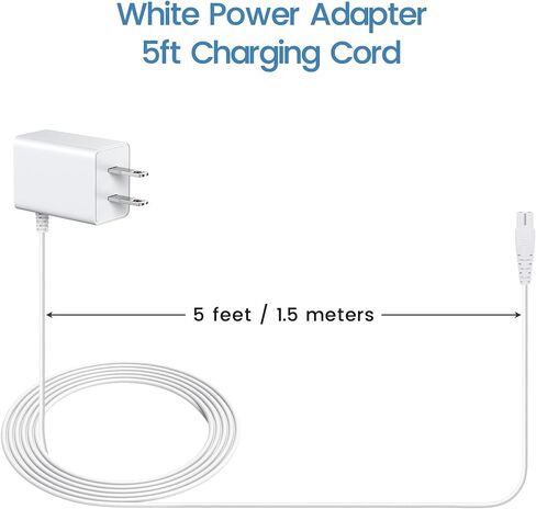 15V Charger Compatible with Black and Decker Dustbuster Handheld Vacuum HHVI315JO42 HHVI320JR02 HLVA320JS10 - Black Power Cord Adapter for 90627870 S003AQU1500015 Cable, 6.6ft in Saudi Arabia