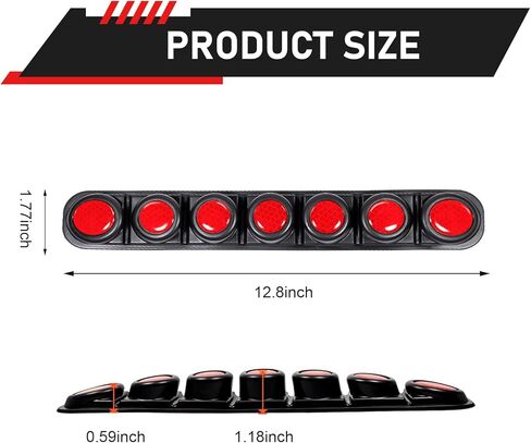 2 PCS Car Bumper Guard Strip, Strong Reflective Anti-Collision Strip for Front&Rear Bumper, Anti-Scratch Bumper Protector Trim, Universal Foldable Rubber Guard Protector for Cars (Red) in Saudi Arabia