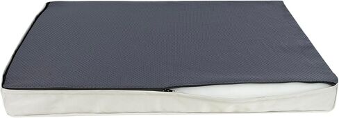 Best Pet Supplies Round Calming Dog Bed with Plush Faux Fur Fabric, Anti-Anxiety Cushion for Indoor Pets, Slip-Resistant Base, Soft Ergonomic Support - Gray, 30x30x8'' in Kuwait