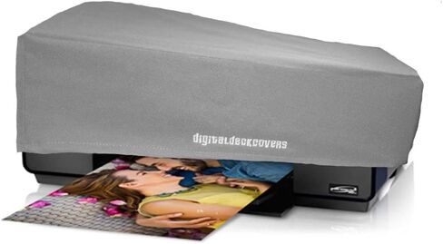 غطاء غبار بطباعة ديجيتال ديك كافرز متوافق مع طابعات الصور المكتبية إبسون SureColor P700 [مضاد للكهرباء الساكنة، مقاوم للماء، واقي مقاوم للغبار، أسود] in Kuwait