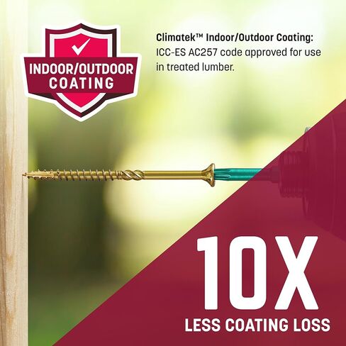 GRK Fasteners-1099-GRK01099 R4 ProPak براغي متعددة الأغراض، 9 × 2 بوصة، عدد 690 (772691010995)، ذهبي، عدد 690 in Saudi Arabia