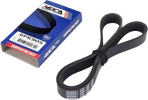 MOCA 6PK905 EPDM Serpentine Belt fits 2007-2008 for Mini Cooper S Clubman 1.6L Gas SOHC DOHC in Saudi Arabia