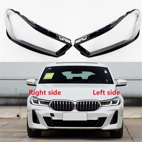 Compatible For BMW 6 Series GT 6GT G32 2021 2022 Car Headlight Shell Transparent Headlamp Cover Replace Original Lampshade Lens(Left side) in Saudi Arabia