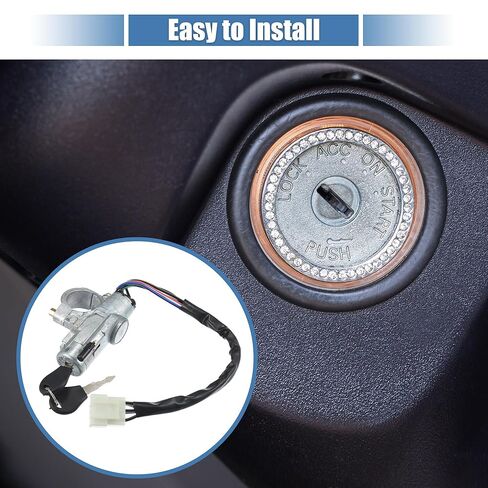 uxcell 1 Set Ignition Switch Starter Switch with Keys for Nissan Sentra 2002-2006 No.4870075Y00 in Saudi Arabia