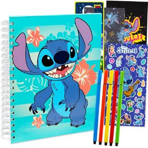 Stitch Sketchbook Set - Bundle of Doodle Book, Markers, Stickers, More | Lilo and Stitch Journal Notebook Stationery Drawing Kit for Kids in Saudi Arabia