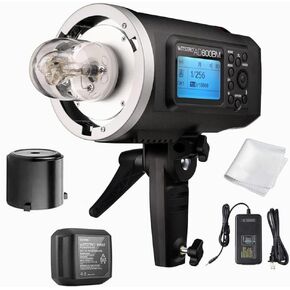 غودوكس AD600BM بوينز ماونت 600 واط GN87 عالية السرعة مزامنة ضوء فلاش خارجي مع نظام X لاسلكي مدمج 2.4G وحزمة بطارية 8700mAh in Kuwait