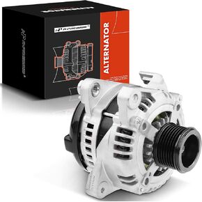 A-Premium Alternator Compatible with Toyota Highlander 2004 2005 2006 2007 L4 2.4L, 12V 130Amp Clockwise 7-Groove Pulley, Replace# 104210-4030, 27060-28290, 90-29-5613 in Kuwait