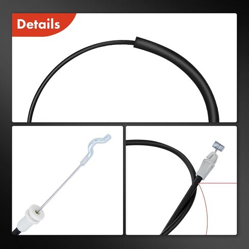 A-Premium 3.9 Inch Inside Door Handle Latch Release Cable Compatible with Dodge Grand Caravan 2011-2020 & Chrysler Town & Country 2011-2016, Voyager 2020 & Ram C/V 2012-2015, Front Left & Right, 2-PC in Saudi Arabia