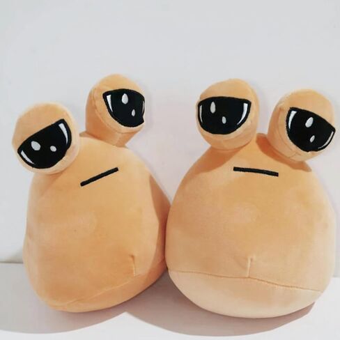 Pou Plush,My Pet Alien Pou Plush Toy,9 inch Emotion Alien Plushie Stuffed Animal Doll Christmas New Year Children's Day and Birthday Gifts for Boys and Girls in Saudi Arabia