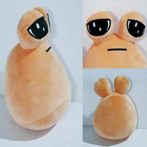 Pou Plush,My Pet Alien Pou Plush Toy,9 inch Emotion Alien Plushie Stuffed Animal Doll Christmas New Year Children's Day and Birthday Gifts for Boys and Girls in Saudi Arabia
