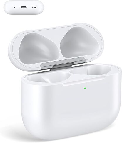 Wireless Charging Case Compatible for Air Pods 1st & 2nd, Charging Case for Air Pods 1/2 Generation Charger Case with Bluetooth Pairing Sync Button 450 mAh Built-in Battery,(No Earbuds) in Saudi Arabia